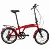 Bicicleta plegable Phantom Roja usada marca DTFLY (1)