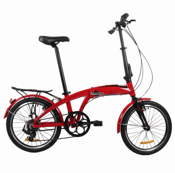 Bicicleta plegable Phantom Roja usada marca DTFLY (1)